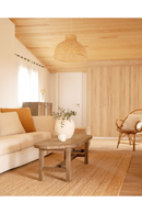 Spruce Wood Oval Coffee Table | Decowood Olivia | Oroatrade.com