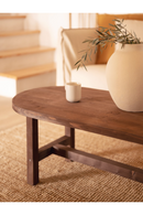 Spruce Wood Oval Coffee Table | Decowood Olivia | Oroatrade.com
