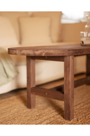 Spruce Wood Oval Coffee Table | Decowood Olivia | Oroatrade.com