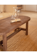 Spruce Wood Oval Coffee Table | Decowood Olivia | Oroatrade.com