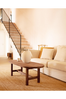 Spruce Wood Oval Coffee Table | Decowood Olivia | Oroatrade.com