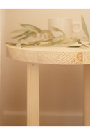 Round Wooden Bedside Table | Decowood Olivia | Oroatrade.com