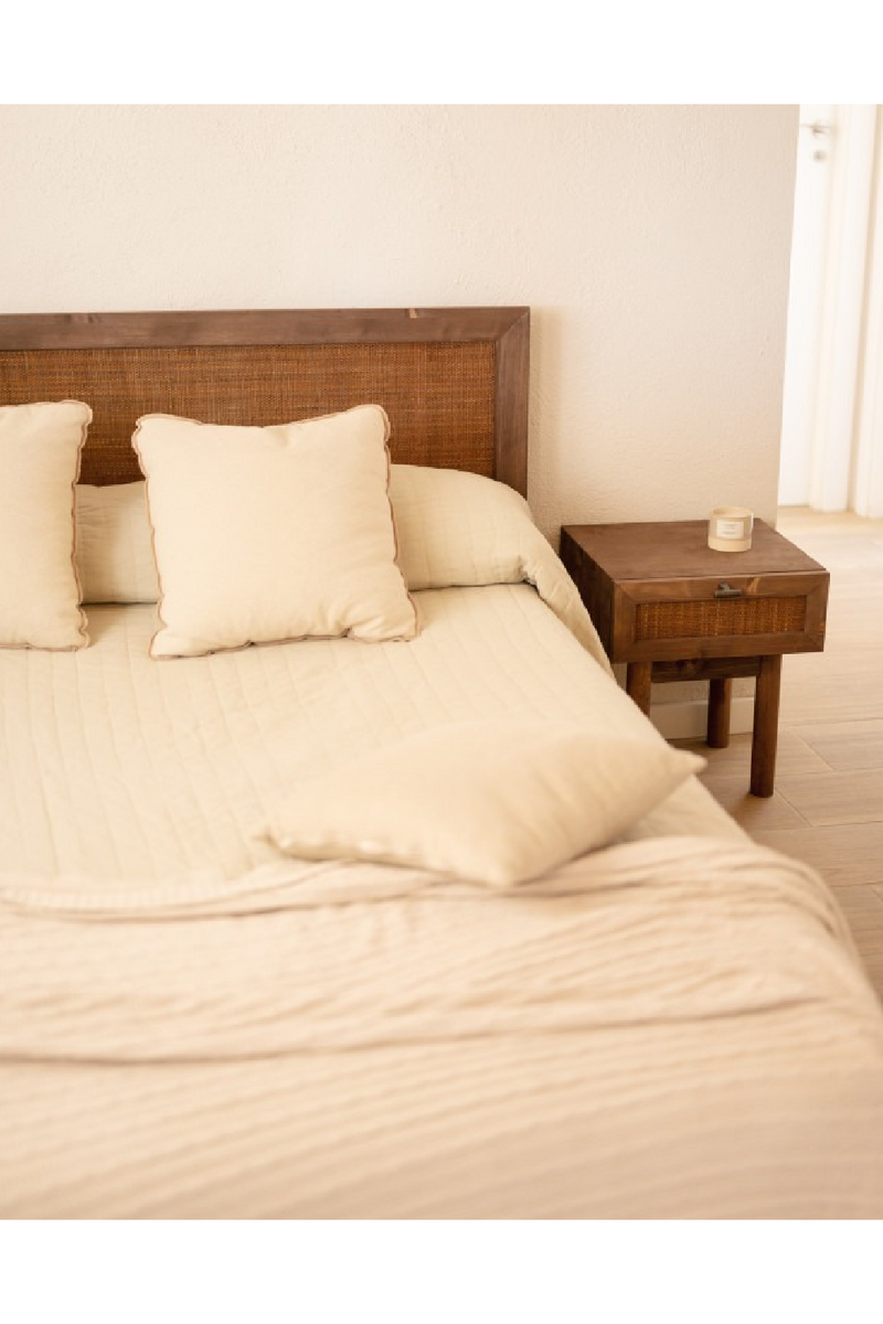 Wooden 1-Drawer Bedside Table | Decowood Olivia | Oroatrade.com