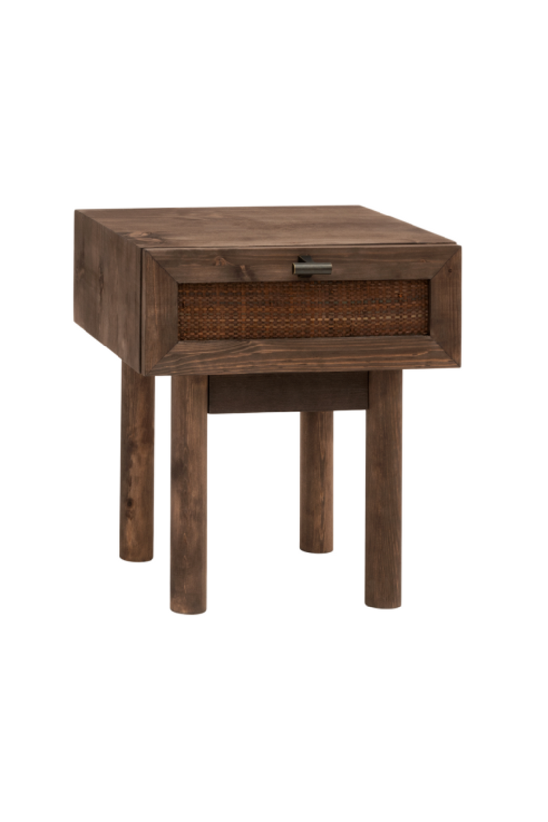 Wooden 1-Drawer Bedside Table | Decowood Olivia | Oroatrade.com