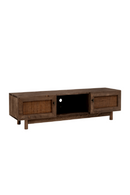 Solid Wood 2-Door TV Cabinet | Decowood Olivia | Oroatrade.com