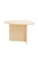 Organic-Shaped Wooden Dining Table | Decowood Mur | Oroatrade.com