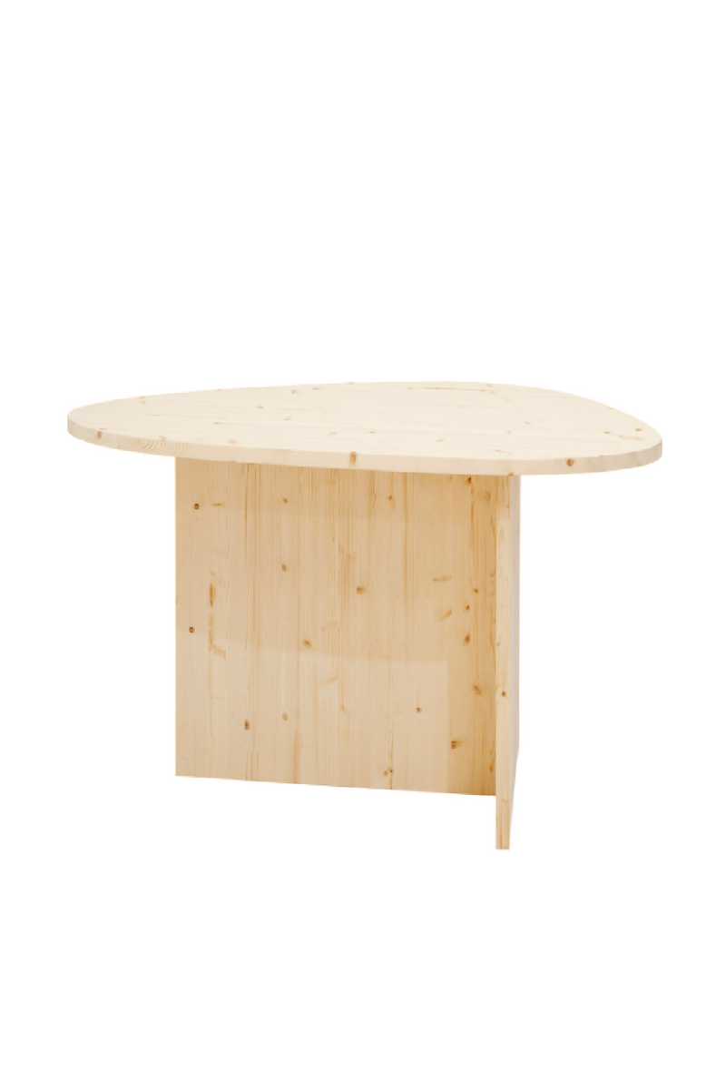Organic-Shaped Wooden Dining Table | Decowood Mur | Oroatrade.com