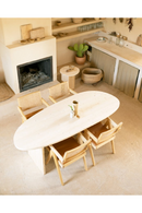 Asymmetrical Oval Dining Table | Decowood Mur | Oroatrade.com