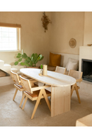 Asymmetrical Oval Dining Table | Decowood Mur | Oroatrade.com