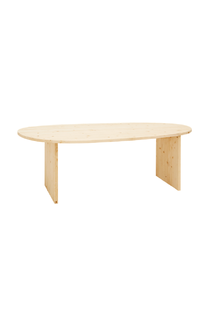 Asymmetrical Oval Dining Table | Decowood Mur | Oroatrade.com