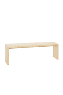 Angular Solid Wood Bench | Decowood Telva | Oroatrade.com