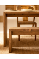 Angular Solid Wood Bench | Decowood Telva | Oroatrade.com