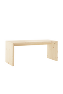 Angular Solid Wood Coffee Table | Decowood Telva | Oroatrade.com