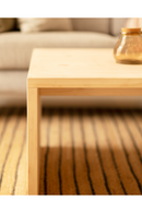 Angular Solid Wood Coffee Table | Decowood Telva | Oroatrade.com