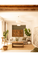 Angular Solid Wood Coffee Table | Decowood Telva | Oroatrade.com