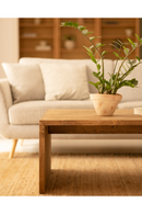 Angular Solid Wood Coffee Table | Decowood Telva | Oroatrade.com