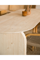 Wooden Oval Coffee Table | Decowood Bloom | Oroatrade.com