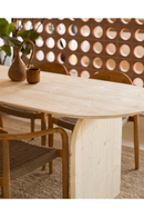 Wooden Oval Coffee Table | Decowood Bloom | Oroatrade.com