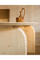 Wooden Oval Coffee Table | Decowood Bloom | Oroatrade.com