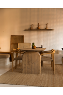 Wooden Oval Coffee Table | Decowood Bloom | Oroatrade.com