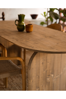 Wooden Oval Coffee Table | Decowood Bloom | Oroatrade.com