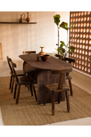 Wooden Oval Coffee Table | Decowood Bloom | Oroatrade.com