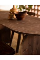 Wooden Oval Coffee Table | Decowood Bloom | Oroatrade.com