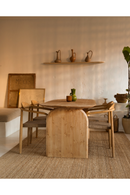 Wooden Oval Coffee Table | Decowood Bloom | Oroatrade.com