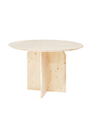 Round Solid Wood Dining Table | Decowood Bloom | Oroatrade.com