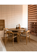 Round Solid Wood Dining Table | Decowood Bloom | Oroatrade.com