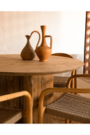 Round Solid Wood Dining Table | Decowood Bloom | Oroatrade.com