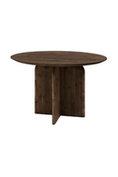 Round Solid Wood Dining Table | Decowood Bloom | Oroatrade.com