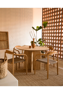 Round Solid Wood Dining Table | Decowood Bloom | Oroatrade.com