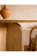 Round Solid Wood Dining Table | Decowood Bloom | Oroatrade.com