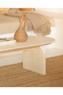 Wooden Oval Coffee Table | Decowood Bloom | Oroatrade.com