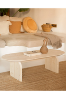 Wooden Oval Coffee Table | Decowood Bloom | Oroatrade.com
