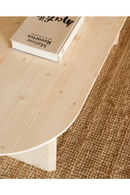 Wooden Oval Coffee Table | Decowood Bloom | Oroatrade.com