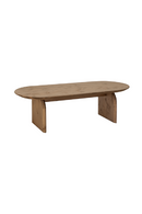 Wooden Oval Coffee Table | Decowood Bloom | Oroatrade.com