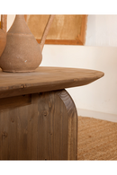 Wooden Oval Coffee Table | Decowood Bloom | Oroatrade.com