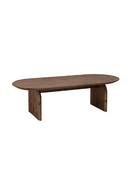 Wooden Oval Coffee Table | Decowood Bloom | Oroatrade.com