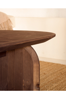 Wooden Oval Coffee Table | Decowood Bloom | Oroatrade.com