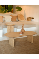 Wooden Oval Coffee Table | Decowood Bloom | Oroatrade.com