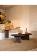 Round Solid Wood Coffee Table | Decowood Bloom | Oroatrade.com