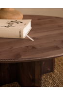 Round Solid Wood Coffee Table | Decowood Bloom | Oroatrade.com