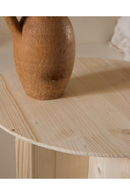 Round Solid Wood Side Table | Decowood Bloom | Oroatrade.com