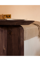 Round Solid Wood Side Table | Decowood Bloom | Oroatrade.com