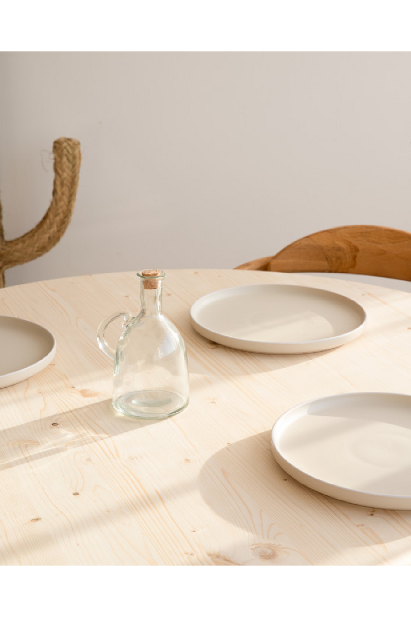 Japandi Round Dining Table | Decowood Tokyo | Oroatrade.com