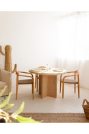 Japandi Round Dining Table | Decowood Tokyo | Oroatrade.com
