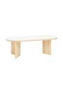Oval Wood Dining Table | Decowood Osaka | Oroatrade.com