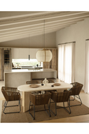 Oval Wood Dining Table | Decowood Osaka | Oroatrade.com